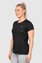 Women Sportswear Fit Short Sleeve Training T-Shirt, Black - 3