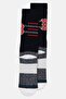 x MLB Men Graphic Print Crew Sock, Navy - 2