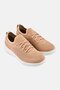 Women Super-Q Knit Lace Up Casual Shoes, Old Rose - 4