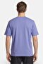 Men Crew Neck Short Sleeve Plain T-Shirt, Indigo - 4