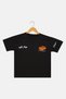 Kids Boy Graphic Print Short Sleeve T-Shirt, Black - 2