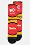 Men Atlanta Hawks Brand Logo Crew Socks, Multicoor