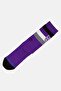 x NBA Men Embroidered Crew Socks, Purple - 2