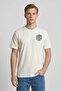 Men Crew Neck Short Sleeve Graphic Print T-Shirt, White