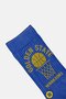 x NBA Men Graphic Print Crew Sock, Blue - 3