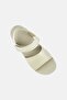 Kids Girl Iqushion Velcro Closure Sandals, Light Grey - 2