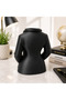 Black Doctor's Coat Pen Holder Desktop Organizer – Decorative Pen Holder – Nurse Doctor Gift – 10X10 cm - 3