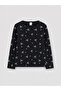 Esvab • Modern & Distinctive Zero Roba Collar Embroidered Girls' T-Shirt