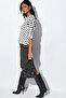 Women's Polka Dot Oversize Blouse 1543 - White - 2