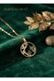 316L Steel Chain Gold Color Zircon Stone Colorful Butterfly Necklace