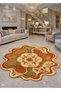 Sdt Traditional Patterned Modern Woven Base Decorative Carpet Sdtamor5186 - 2