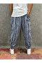 Elastic Waist Pleated Patterned Half-Shalwar - 2
