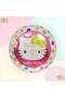 Hello Kitty Themed 6 Year Old Balloon Set - 9 Piece Hello Kitty Birthday Set - 5