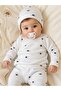 3-Piece Newborn Baby Set: Double-Breasted Snap Top with Gloves - Bottom with Booties - Hat 100% Cotton - 3