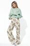 Busem Women's Short Crew Neck Sweatshirt - 2