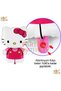 Hello Kitty Themed 7 Year Old Balloon Set - 15 Piece Birthday Set Pink Number & Character Foil Balloon Garland - 7