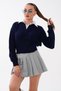 Women's Shirt Collar Detailed Thessaloniki Knitted Sweater 255153 - 265006 - 3
