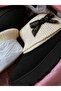 Ribbon Couture Black Plush Textured Boots - 2