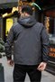 New Season Water and Wind Proof Men's Raincoat with Pocket Details Seasonal Jacket - 4