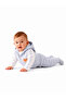 Baby Boy Hooded Puffer Vest, Long Sleeve Sweatshirt and Pants 3-Piece Set – Light Blue - 3
