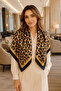 Leopard Pattern 90 cm Scarf Foulard Bandana - 2