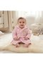 Hooded Girls' and Boys' Bathrobe with Prince & Princess Embroidery - 4