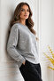 Hearted Knitwear Cardigan N3219 Gray - 3