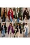 Women's Polar Fabric Shawl, Scarf, Winter Warm Shoulder Shawl with Tassels - 5