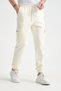 Ecru Men's Cargo Pocket Elastic Waist Sweatpants - 2