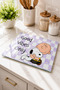 Glass Cutting Board - Glass Cutting Table |   Kitchen Dreams - Good Vibes Only |   29Cmx34Cm
