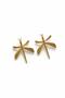 Dragonfly Matte Gold Women's Stud Earrings - 6