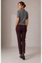 Premium Women's Polo Collar Soft Textured Knitwear Blouse, Size S m L Fitted - 7