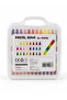 24 Colors Oil Pastel Paint Set with Bag Vibrant Bright Colors - 2