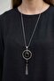 Summer Women's Tunic Casual Slim Sofia Linen Tunic with Necklace - 4