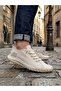 Ba0248 Cream Flexible Lace-Up Ultra Light Breathable Sneaker Shoes - 2