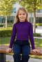 Unisex Kids Ribbed Half Turtleneck Long Sleeve Bodysuit I Unisex Kids Ribbed Half Turtleneck Long Sleeve Blousei Kids Comfort Fit Long Sleeve Top I Girls' Bodysuit I Boys' Bodysuit - 3