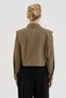 Women's 100% Cotton Shirt with Padded Shoulders and Detailed Design - 3