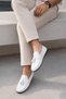 Men's White Loafer Shoes Stylish and Comfortable for Everyday Wear - 2