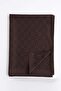 Halka Pattern Jacquard Shawl 100 - Brown - 3