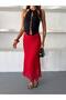 Women's Textured Transparent Long Skirt