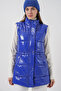 Women's Shiny Inflatable Vest 1544 - Cobalt Blue - 4