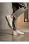 Ba0248 Cream Flexible Lace-Up Ultra Light Breathable Sneaker Shoes - 5