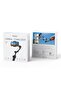 SF32 3-Axis Gimbal Stabilizer with AI Face Tracking, Built-in Fill Light, Extension Rod & Focus Wheel - Black