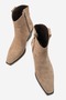 Worpen Women's Genuine Leather Western / Cowboy Boots Mink Suede - 4