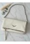 Women's Shoulder Bag with Chain Strap and Zipper, Stylish Bag - 3