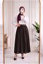 Zerbeste Lined Voile Skirt-As3065 Brown