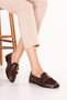 Genuine Daily Stylish Ballerina Shoes Dl.114 Brown - 8