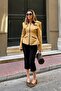 Camel Collar Detailed Flatolu Jacket - 2632 - 7