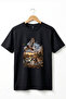 Hunting Hunting Duck Hunting Printed Hunter and His Dog Reeds 100% Cotton Crew Neck Basic Tshirt