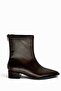 Short Heeled Zippered Non-Slip Sole Boots Light Brown 3 cm - 6